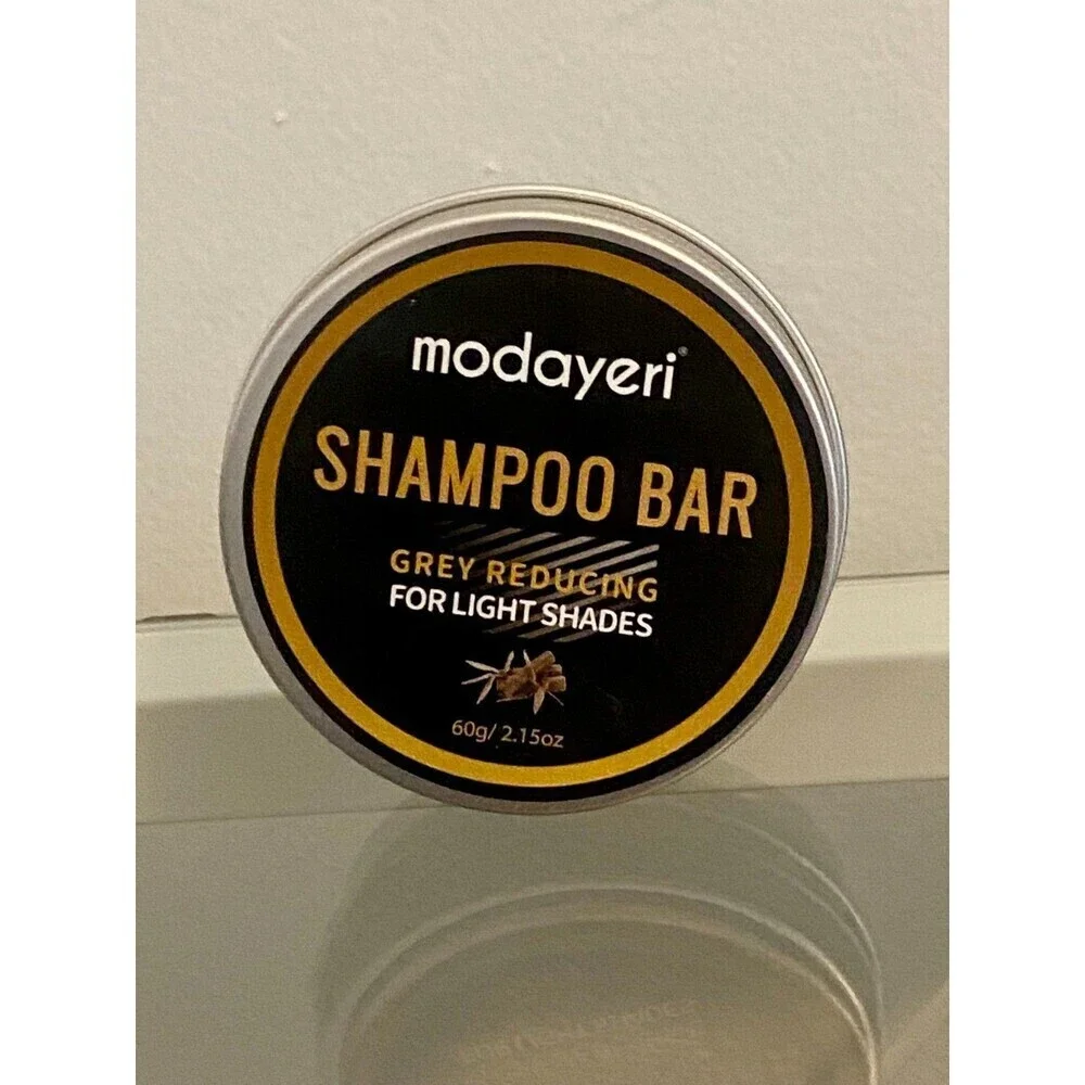modayeri grey reducing for light shades Shampoo Bar NEW Sealed 60g Tin
